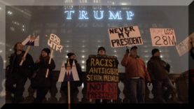 [종합] 반 트럼프 시카고 시위, 25만 명 참가