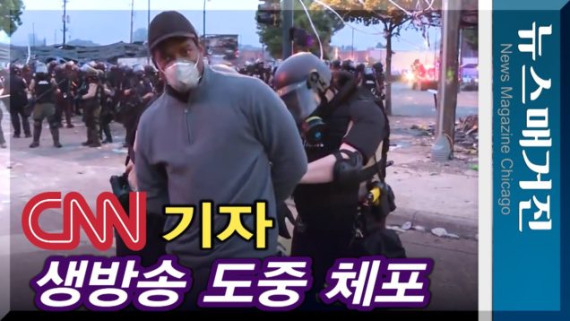 CNN기자 생방송 도중 전격 체포